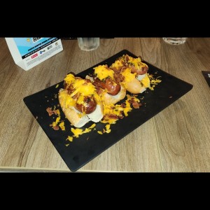 trio de choripanes