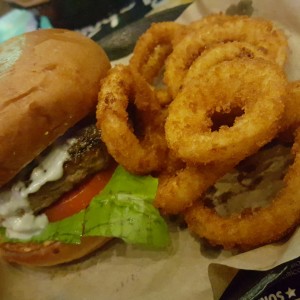 blue chesse burguer