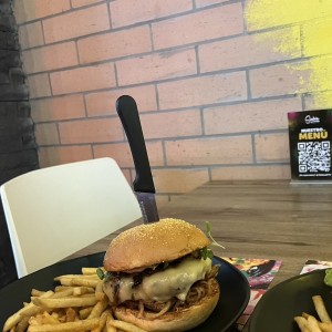 Burger - Mushroom Swiss