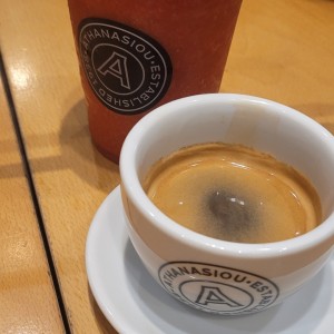 Smoothie fresa y cafe Expresso 