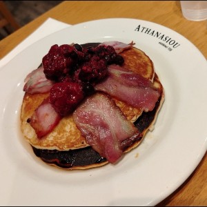 Pancakes sin mantequilla de mani