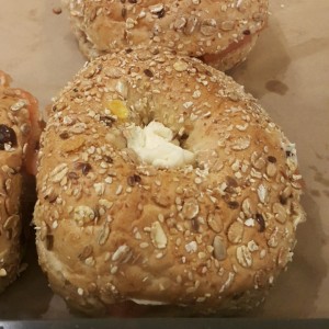 Bagel de salmon