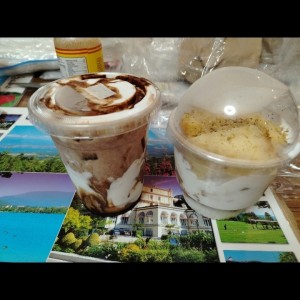 Postres - No me Olvides y batido chocolate 