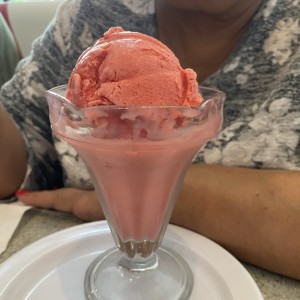Helado de cereza