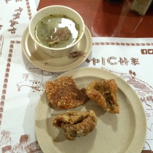 Sancocho y chicharron