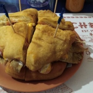 emparedado de hojaldre