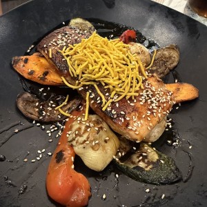 Salmón Miso
