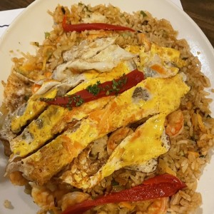 Arroz con camarones