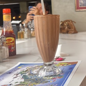 Batido de helado d chocolate 