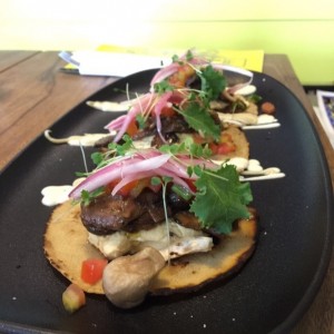 tacos de hongos (no salen en el menu) 