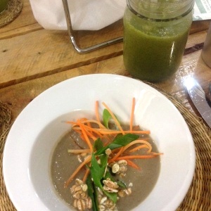 Crema de hongos 