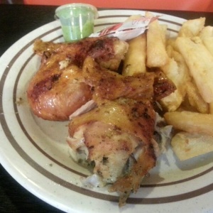 Combo de pollo asado