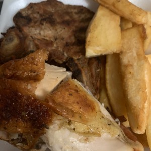 Combo Doradito Mix. con yuca frita.