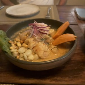 Ceviche de pescado 