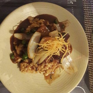 RISOTTO DE QUINOA CON LOMO SALTADO