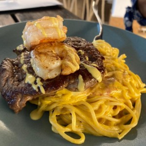 Spaguettis a la Huancaina