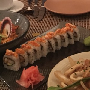 SPAGHETTI SUSHI FILETE DE CORVINA