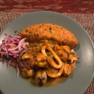 TACU TACU DE MARISCOS