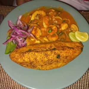 Tacu Tacu De Mariscos