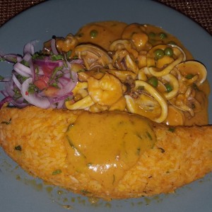 TACU TACU DE MARISCOS