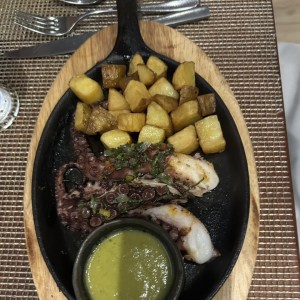 Pulpo a la parrilla