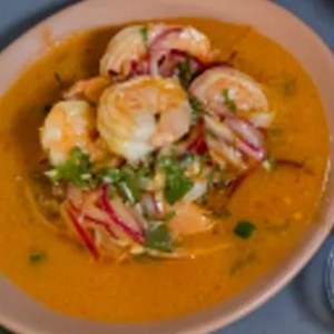 langostinos a la piedra .. excelente plato