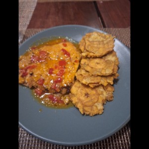 Corvina al ajillo