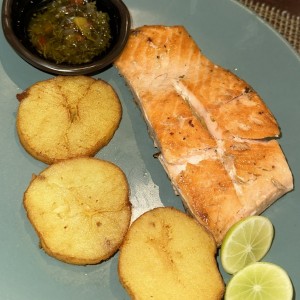 Salmon a la plancha 