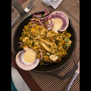 Platos Fuertes - Arroz Con Mariscos