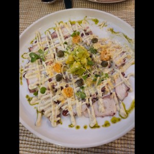 carpaccio de pulpo