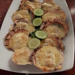 Almeja gratinada
