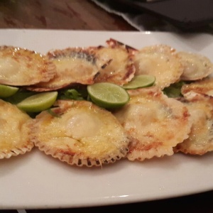 Conchas a la parmesana