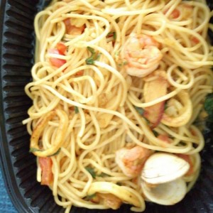Espaguetis fruti de mare