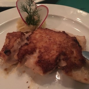 corvina a la plancha