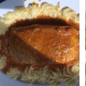 curvina rellena de camarones