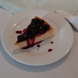 cheesecake de blueberry