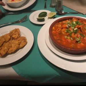 filete de corvina a lo macho