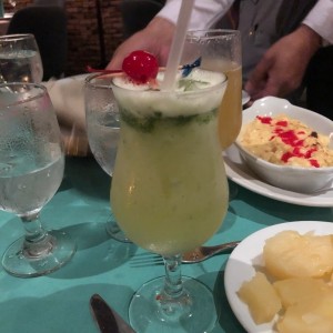 Limonada con hierva buena