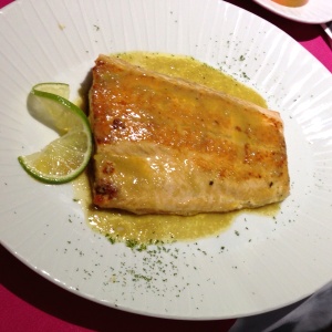 Salmon al ajillo