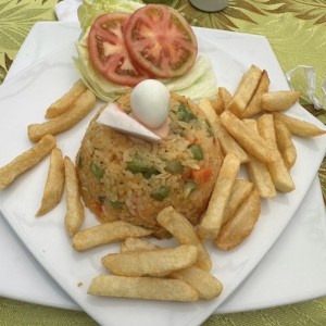 Arroz con camaron 