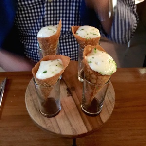 Cono de salmon