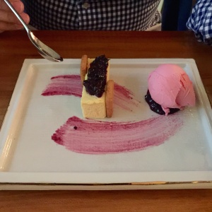 Cheesecake de queso azul