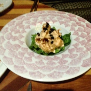 Ensalada de langostinos