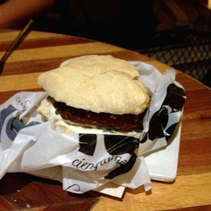 Hamburguesa de falafel
