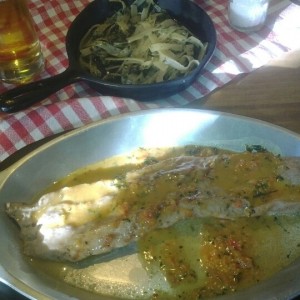 scaloppa de ternera al pesto rosso