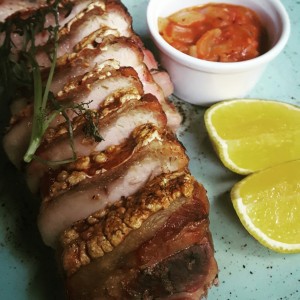 Tocino al horno