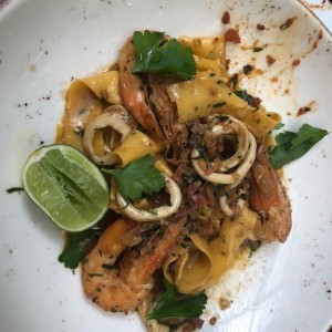 tagliatelle de gambas