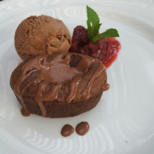 Torta caprese de chocolate
