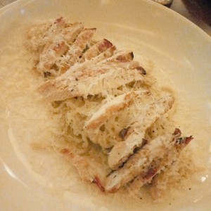 Cacio e pepe con pollo