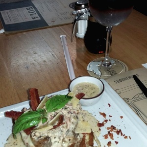 Patito carbonara